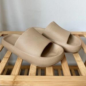 Tan Women’s Slides